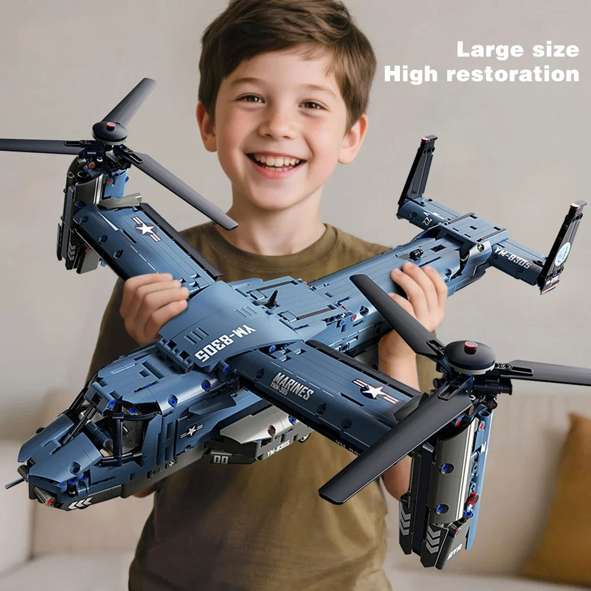 Jjrc Drone X12 - Askeri V-22 Osprey Tiltrotor Yapı Taşları